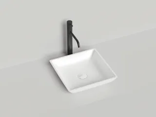 Накладная раковина Salini Callista 04 S-Stone 1101208SMRF 38см RAL полностью